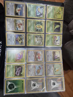 Pokemon Binder Collection Of Vintage WOTC Era Cards, rares - Image 2