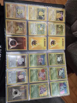 Pokemon Binder Collection Of Vintage WOTC Era Cards, rares - Image 3