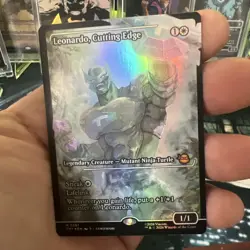 Leonardo, Cutting Edge (Showcase) 281 NM Foil MTG TMT Magic - Image 3