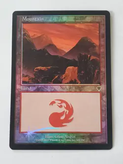Magic The Gathering Mountain Foil Land 345/350 - Image 1