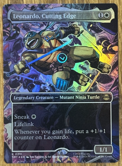 Teenage Mutant Ninja Turtles, Leonardo, Cutting Edge - Borderless Foil - Image 1