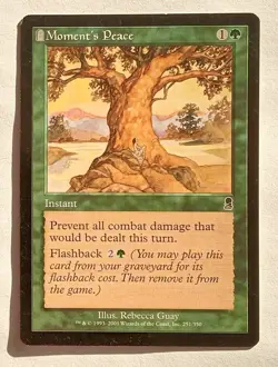 Magic MTG - Moment's Peace - Odyssey - MP - Image 1