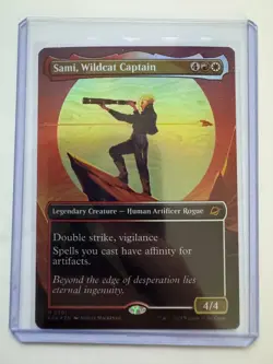 Sami, Wildcat Captain #0301 Mythic Borderless Foil - Edges of Eternities NM ENG - Image 1