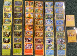 2021 Pokemon 25th Anniversary Complete Set HOLO & NON Holo 50 Cards McDonald's - Image 1