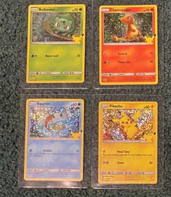 2021 Pokemon 25th Anniversary Complete Set HOLO & NON Holo 50 Cards McDonald's - Image 3