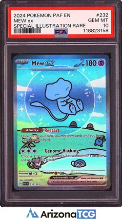 Pokemon 2024 Shiny Mew ex 232/091 SIR Paldean Fates GEM MINT PSA 10 - Image 1