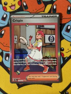Crispin 171/131 SIR Pokemon TCG SV: Prismatic Evolutions NM - Image 1