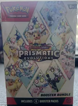 Pokemon TCG Scarlet & Violet Prismatic Evolutions Booster Bundle Factory Sealed - Image 1