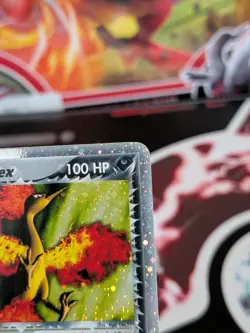 Pokemon TCG Rockets Moltres ex 100/109 Team Rocket Returns Holo Silver Border - Image 2