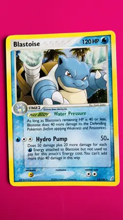 Pokemon TCG - Blastoise 14/100 Holo Rare - ex Crystal Guardians 2006 - Image 1