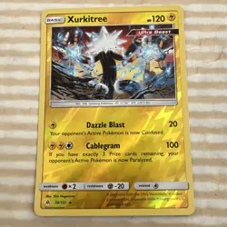 Pokemon TCG Xurkitree Forbidden Light 39/131 Reverse Holo Rare - Image 1