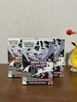 Pokemon TCG: Scarlet & Violet White Flare Booster Bundle 6 Packs Factory Sealed - Image 1