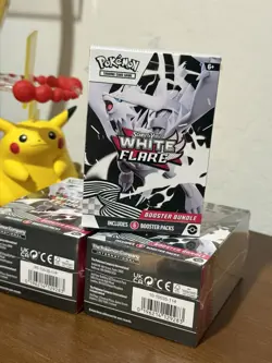 Pokemon TCG: Scarlet & Violet White Flare Booster Bundle 6 Packs Factory Sealed - Image 3