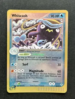 Pokemon EX Dragon - Whiscash 48/97 Reverse Holo - Image 1