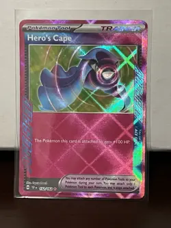 Hero's Cape 152/162 ACE SPEC Pokemon Temporal Forces NM - Image 1