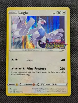 Pokemon TCG Lugia SWSH069 Vivid Voltage Stamped Promo Near Mint - Image 1