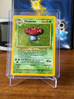 Vileplume 15/64 Jungle Holo Rare Pokemon vintage 1999 WOTC NM - Image 1
