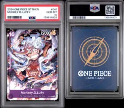 2024 ONE PIECE STARTER DECK ST18-PURPLE MONKEY D. LUFFY MONKEY D. LUFFY PSA 10 - Image 1