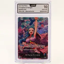 One Piece Nefeltari Vivi OP04-001 Leader Alt. Art AOG 10 PRESTINE Japanese - Image 2