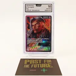 One Piece King OP08-057 Leader Alt: Art AOG 10 PRESTINE Japanese - Image 1