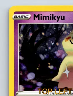 Basic Mimikyu HP 70 Heal Jamming Claw Slash Rarity Purple Pokemon Card - Image 3