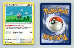 Castform #121/198 - SWSH Chilling Reign Common Pokemon 2021 TCG Card - Image 1