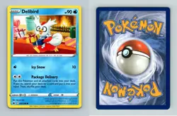 Delibird #32/198 - SWSH Chilling Reign Common Pokemon 2021 TCG Card - Image 1