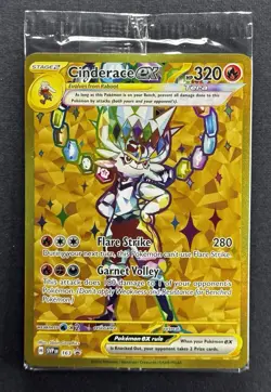 Pokemon Cinderace Ex SVP Promo Card #163 - Sealed - Image 1