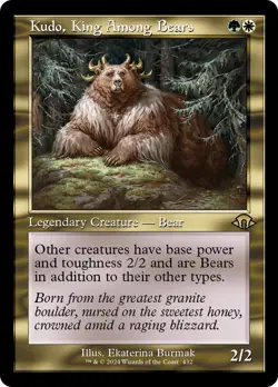 Kudo, King Among Bears (Retro) [Modern Horizons 3] Near Mint - Image 1
