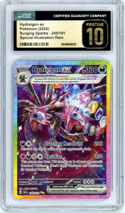 Pokemon Hydreigon EX #240 Surging Sparks CGC Pristine 10 - Image 1