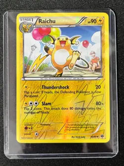 Pokemon TCG Raichu 40/99 Next Destinies Reverse Holo - Ungraded - Image 1