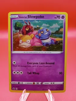 2021 Pokemon Sword & Shield Promo Galarian Slowpoke #126 VLP - Image 1