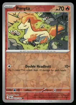 2025 Scarlet & Violet Series - Destined Rivals Ponyta Common #29 - Image 1