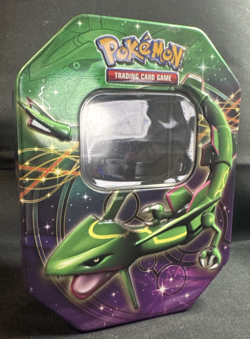 Pokemon TCG 2012 Rayquaza Legendary EX Collectors Tin **EMPTY** - Image 1