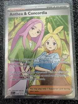 Anthea and Concordia 254/217 Ascended Heroes Pokemon TCG Full Art Trainer - Image 1