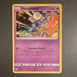 Pokemon Blacephalon 104/236 Sm-Cosmic Eclipse Ultra Beast Basic HP110 Holo Rare - Image 1