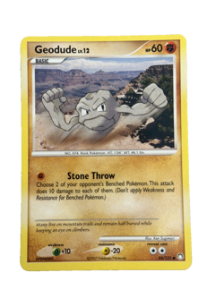 New: 2007 Pokemon TCG Geodude 84 Mysterious Treasures Regular Common - Image 1