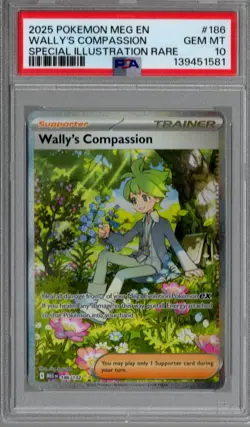 2025 Pokemon Mega Evolution Wally’s Compassion Special Illustration Rare PSA 10 - Image 1