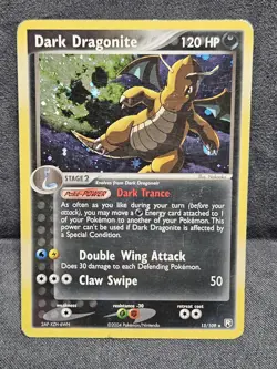 Pokemon TCG Dark Dragonite 15/109 EX Team Rocket Returns Holo Rare - Image 1