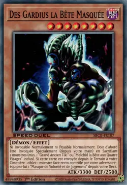 Yu-Gi-Oh : Des Gardius la Bete Masquee | SBCB-FR107 | Commune | NM | FR - Image 1
