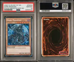 YuGiOh Dark Magician MVP1-ENS54 1st Edition Secret Rare PSA 10 - Image 2