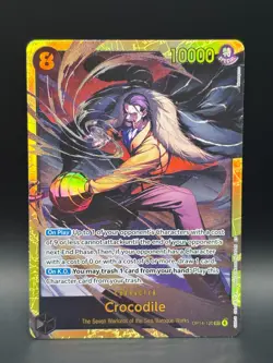 Crocodile SEC OP14-120 The Azure Sea's Seven One Piece TCG English - Image 1