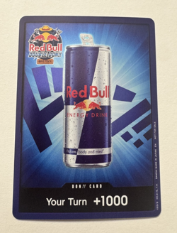 One Piece Red Bull DON!! 1k Normal Blue Single Card Promo Foil Tournament Event - Image 1