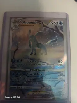 Pokemon Glaceon VSTAR Card Crown Zenith Galarian Gallery Holo GG40/GG70 - Image 1
