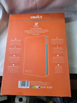 Vault X SV3 - Premium 9 Pocket Exo-Tec Zip Binder - Orange NEW 360 Card Holder - Image 3