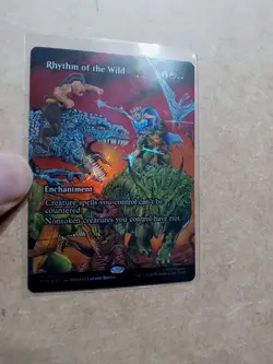 Rhythm of the Wild - Borderless Foil - Teenage Mutant Ninja Turtles - NM - Image 1