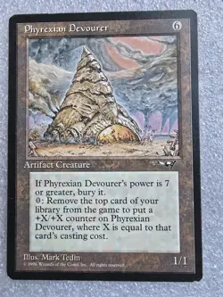 MTG Phyrexian Devourer Alliances Rare Artifact Creature Magic The Gathering - Image 1