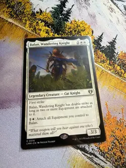 Balan, Wandering Knight 016 Commander Masters Rare NM MTG - Image 1