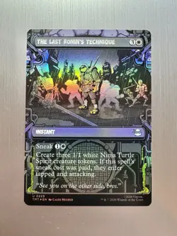 The Last Ronin’s Technique 223 MTG: Teenage Mutant Ninja Turtles Borderless Foil - Image 1