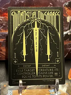 MTG | Swords to Plowshares (364) ✨Gold FOIL Etched✨ [Secret Lair MSCHF] - Image 1